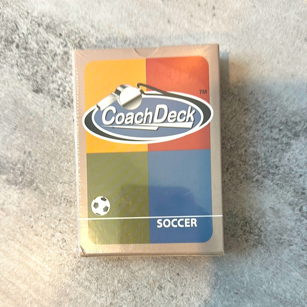 New with plastic! Coach Deck - Soccer Drill Cards
